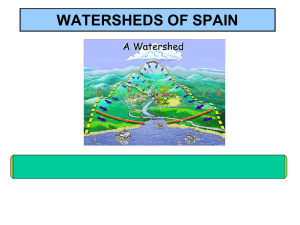 watersheds of spain