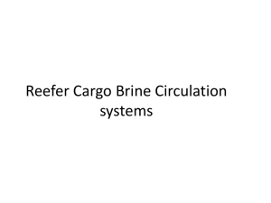 Reefer Cargo Brine Circulation System