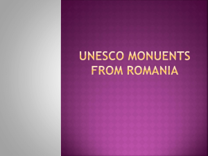 Unesco monuents from romania