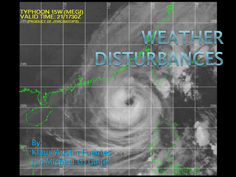 WEATHER DISTURBANCE NATSCI A7