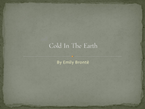 Cold In The Earth - asliteratureavcol