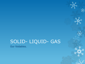 solid liquid gas foldable