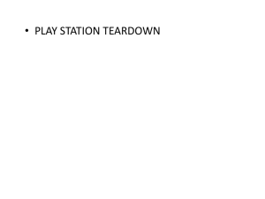 Playstation teardown