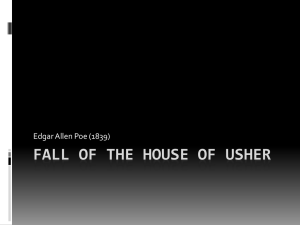 Fall of the house of usher