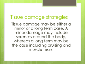 Tissue damage strategies