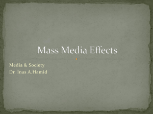 Mass Media Effects