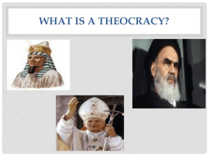 What is a Theocracy