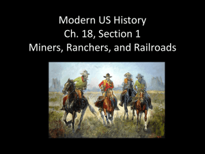 Miners, Ranchers... - Bardstown City Schools