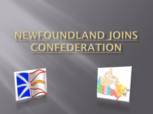 Newfoundland and Labrador became Canada`s Tenth Province.