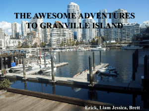 The Awesome Adventures to Granville Island