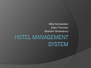 Hotel Management System Presentation 3
