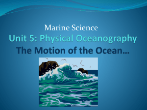 Physical Oceanography Notes