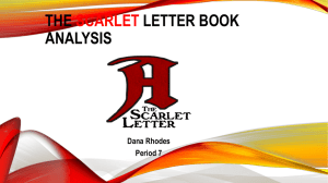 The scarlet letter book analysis