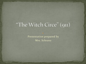 The Witch Circe - Mrs. Schranz`s Website