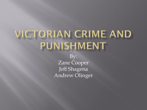 Victorian Crime and punishment
