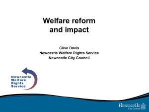 Welfare reform presentation