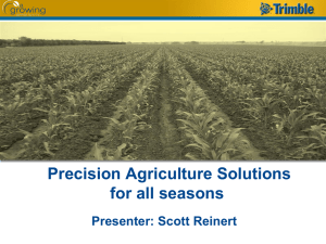 Presicions Agriculture Solutions for All Seasons