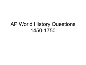 AP Questions 1450-1750
