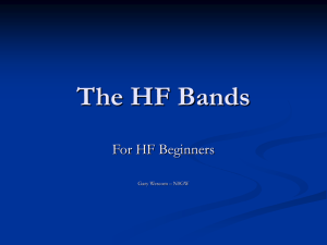 The HF Bands