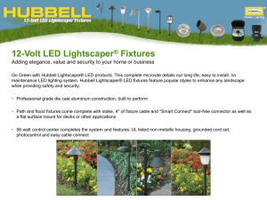Lightscaper 12-Volt LED Presentation
