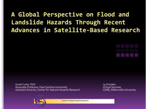 A Global Perspective on Flood and Landslide Hazards