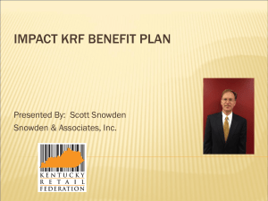 Kentucky Retail Federation - Snowden & Associates, Inc.