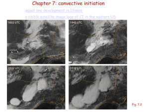 convective initiation