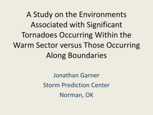 A Study on Significant Tornadoes