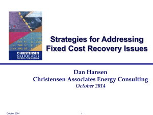 Dr. Hansen`s presentation - Christensen Associates