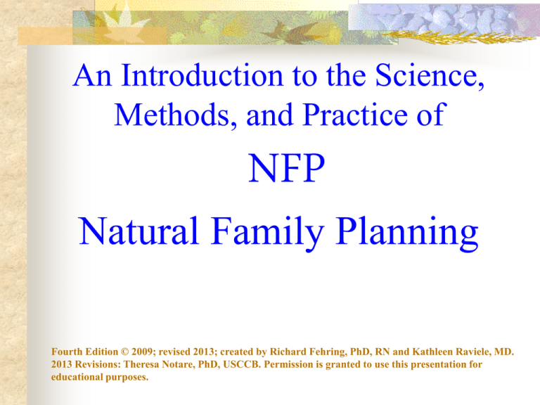 Natural Family Planning