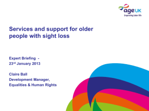 LAUKs services older people with sight loss