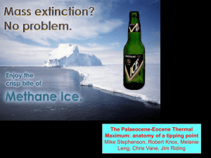 The Palaeocene-Eocene thermal maximum: anatomy of a tipping point