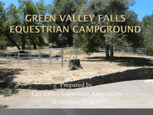 Green Valley Falls Equestrian Campground