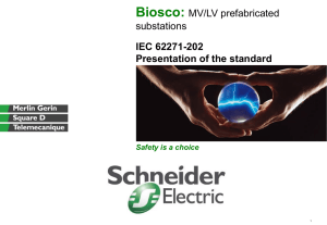 Biosco: MV/LV prefabricated substations IEC