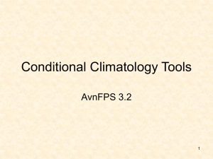 Conditional Climatology