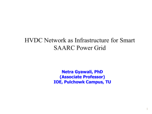 HVDC Transmission Network as Infrastructure for the Smart