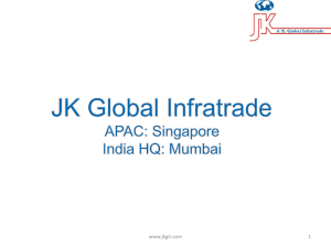 Trade Finance - JK Global Infratrade