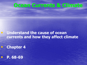 2.5 Ocean Currents & Climate