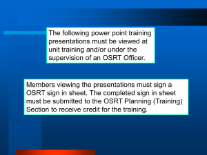 ELT Training - Ohio Special Response Team