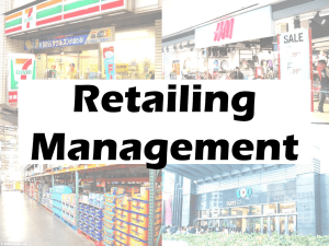 Retailing Management