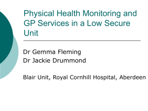 Physical Health Monitoring and GP Services in a