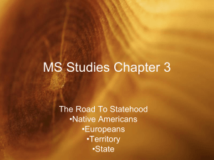 MS Studies Chapter 3 - Rankin County School District