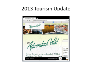 2013 Tourism Update Presentation