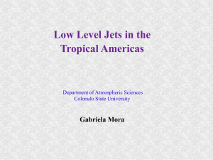 Low-level Jets in the Tropical Americas