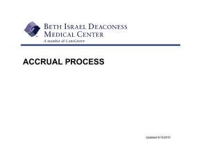 Accrual Process Explanation