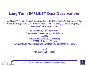 Long-term EARLINET dust observations - Northern Africa