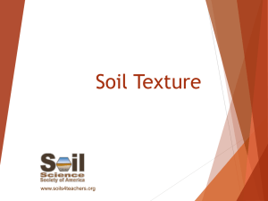 Soil Texture Lesson and Activity