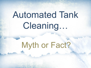 Automated Tank Cleaning Myth or Fact