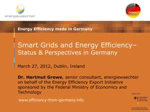 Smart Grids in Germany