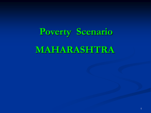 Rural Poverty Scenario Maharashtra